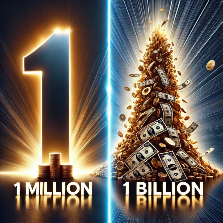 Der unglaubliche Unterschied zwischen 1 Million und 1 Milliarde – Kaum Vorstellbar!