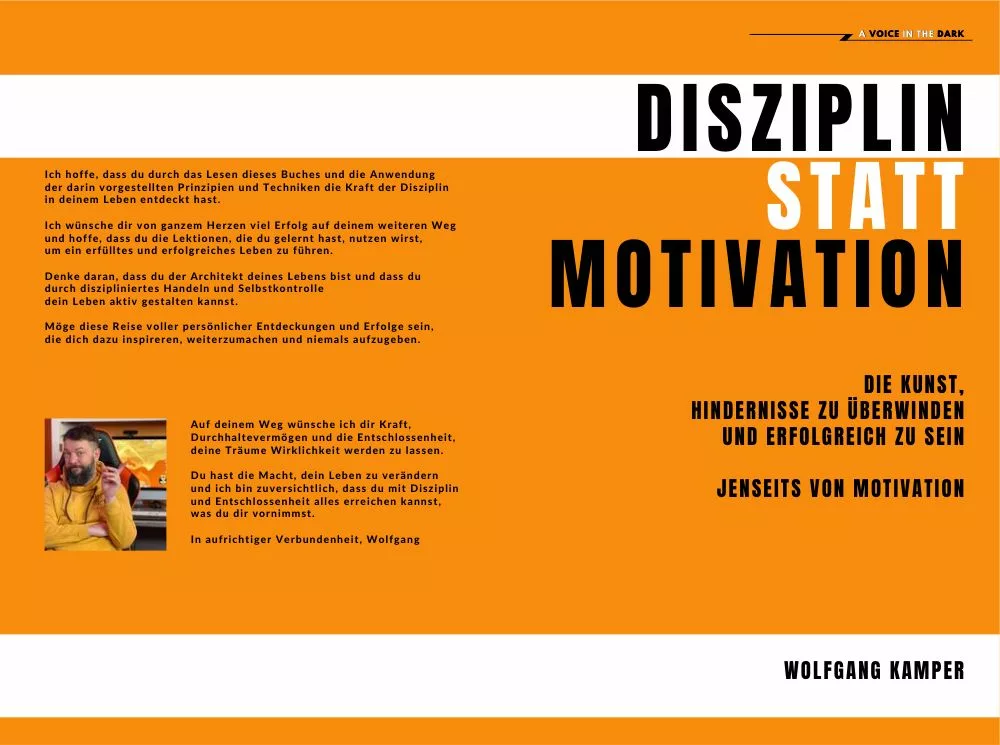 Disziplin Statt Motivation Wolfgang Kamper Buch Cover Jpg • Nachtwolf.tv